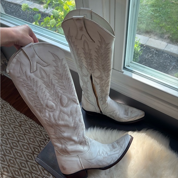 Old Gringo Shoes - Old Gringo Cream Western Boots